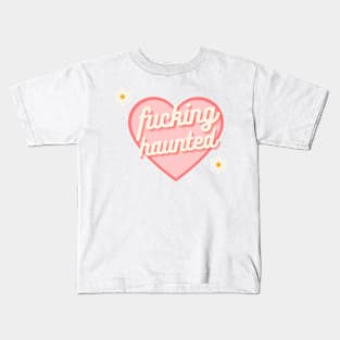 haunted but make it cute Kids T-Shirt